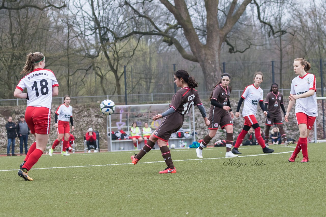 Bild 213 - B-Juniorinnen Walddoerfer - St.Pauli : Ergebnis: 4:1